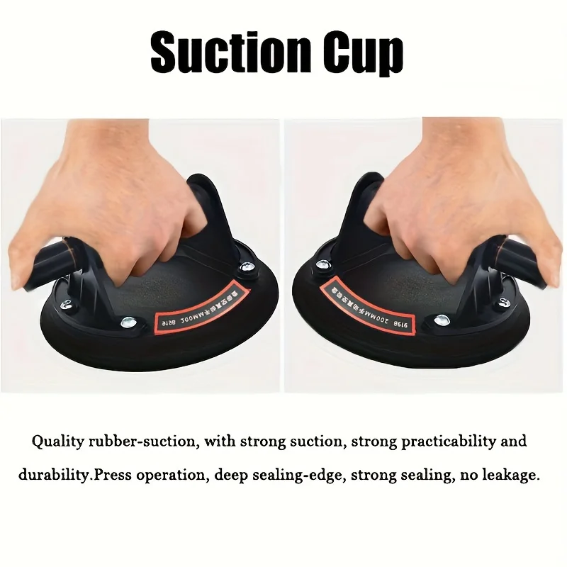 2025 Vacuum Suction Cup 200kg Loading Capacity Heavy Duty Vacuum Spreader for Tile Adsorption Granite Glass Lifting 8 Inch Cup