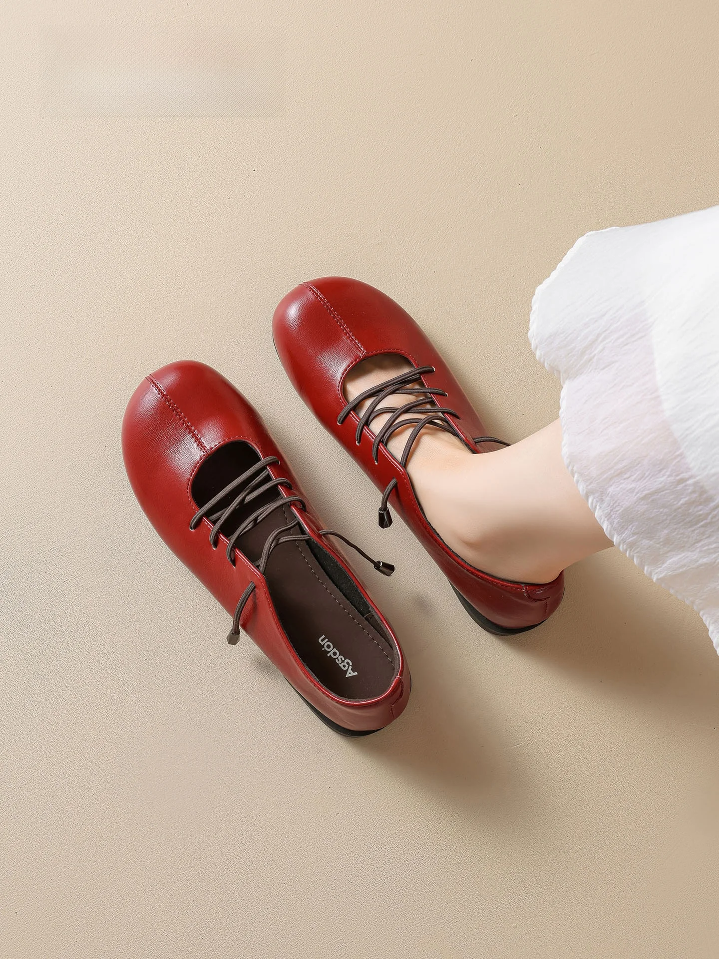 scarpe-mary-jane-rosse-da-donna-nuove-collezione-estate-2026-super-popolari-scarpe-da-sposa-versatili-ballerine-in-pelle-con-punta-tonda