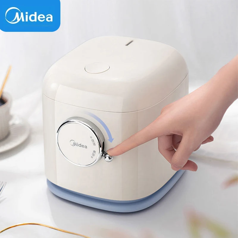 Midea Electric 미니 다기능 밥솥, 레트로 스마트 밥솥, 1-2 인용, 소형 요리, 1.2L