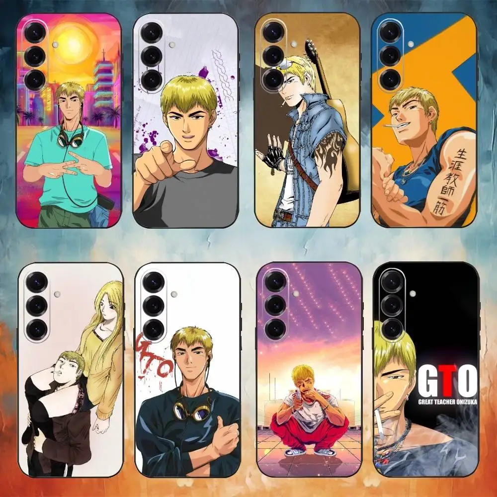 

G-Great T-Teacher Onizukas Phone Case For Samsung Galaxy A73,A72,A71,A70,A53,A52,A51,Others Soft Black Cover