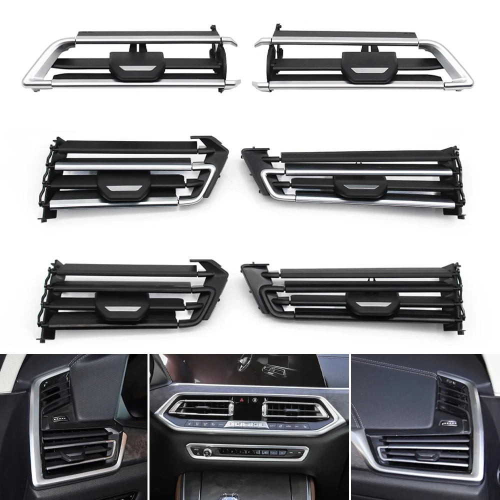 Dashboard Center Left Right AC Air Vent Grille Outlet Repair Kit Car Accessoires For BMW X5 X6 X7 Series G05 G06 G07 64119458543