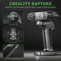 Creality Raptor-X 3D Handheld Scanner Wireless 34+7 Blue Laser NIR Light 0.02 Mm Accuracy 60fps Scanning Speed  Wi-Fi 6 Scanner