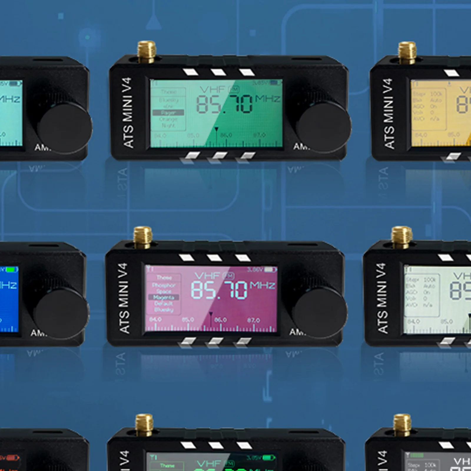 

Универсальное DSP-радио AMNVOLT V4 ATS MINI SI4732 с приемником AM/FM, 1,9-дюймовым IPS-экраном и усилителем для наушников