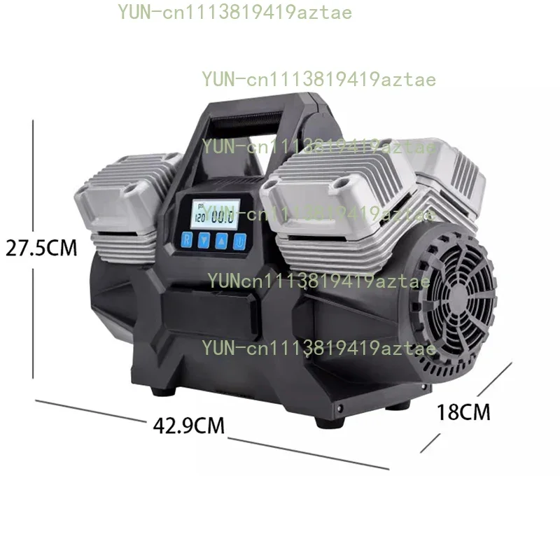 HF102-45 Upgraded Air Compressor, 400L/min High Flow Portable Inflator for Tractor Large Tires & Automobiles