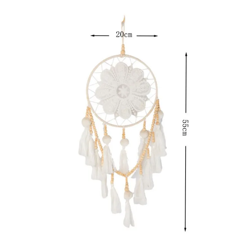Beaded Indian Dreamcatcher Pendant Weaving Handmade Decoration Wall Hanging Bedroom