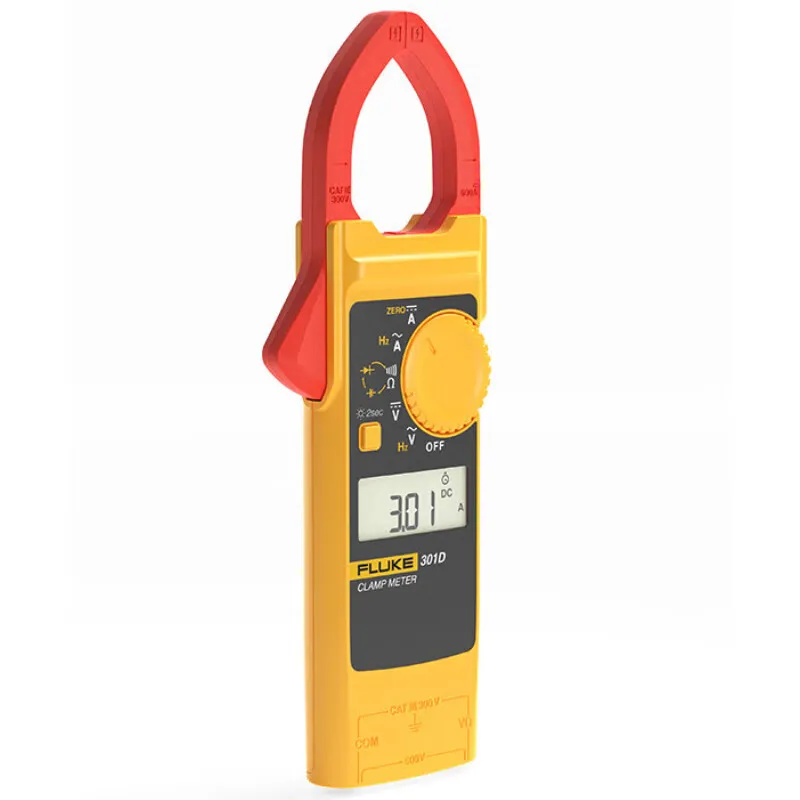 FLUKE Clamp Meter 301 Series F302+ 303 305 325 AC Current AC/DC Volt Ω Frequency Digital Voltage Tester