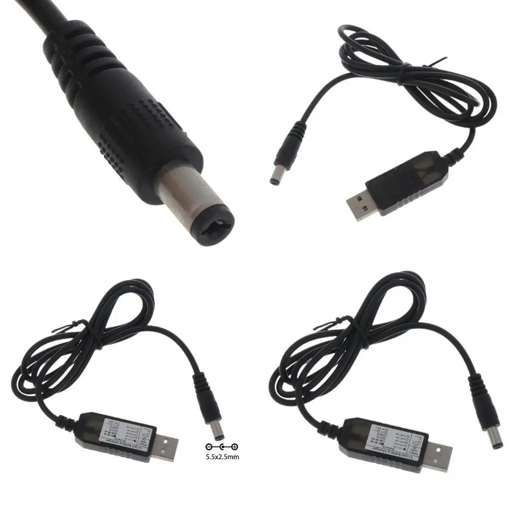 

R53C USB to for DC 5.5x2.5mm for DC 4.2Volt Power Plug Connector Cable USB to for DC