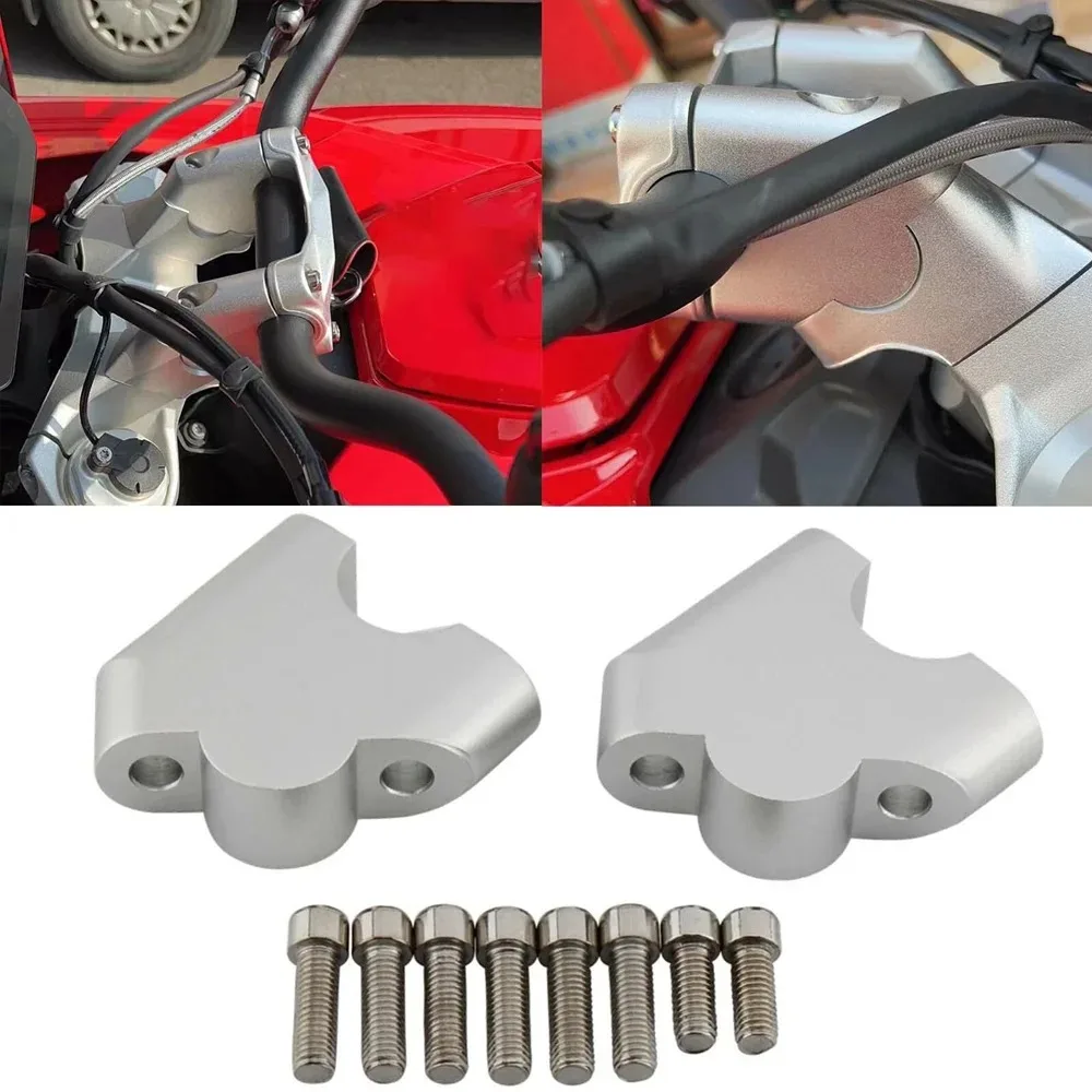 

For BMW S1000XR S1000 XR 2020-2024 2025 Motorcycle Accessories Handle Bar Clamp Raised Extend Handlebar Mount Riser
