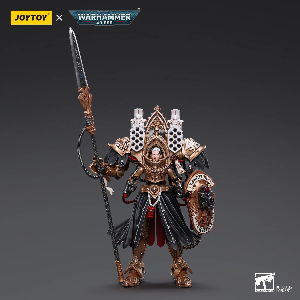 

JOYTOY Warhammer 40K 1/18 Adepta Sororitas Abbess Sanctorum Morvenn Vahl Action Figure 20.5cm Mini Soldier Model For Collection