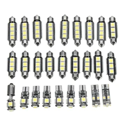 27Pcs White In-Car Led Light Kit For Mercedes-Benz E-Class W211 2002-2008