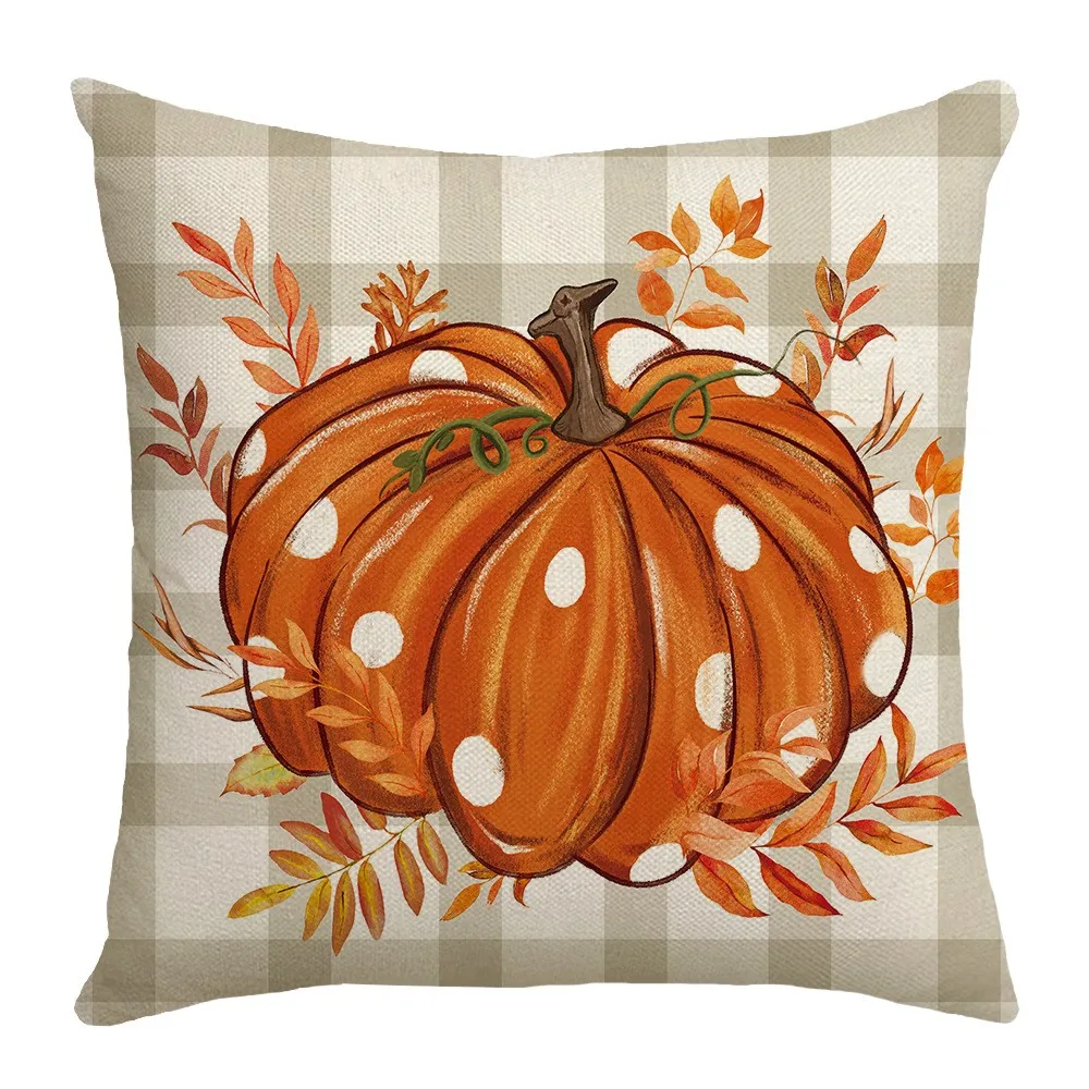 Thanks giving day Decorative Home Pillowcase sofa  Pumpki Cushion Cover geometry Livingroom Case abstract Pillowcase Cushioncase