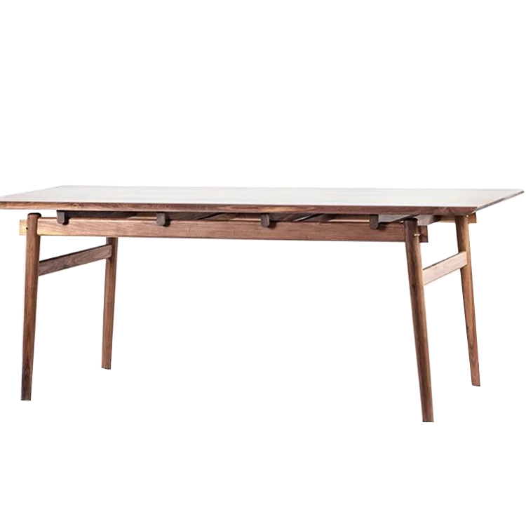 North American black walnut tea table Nordic modern simple Zen Kung Fu tea table
