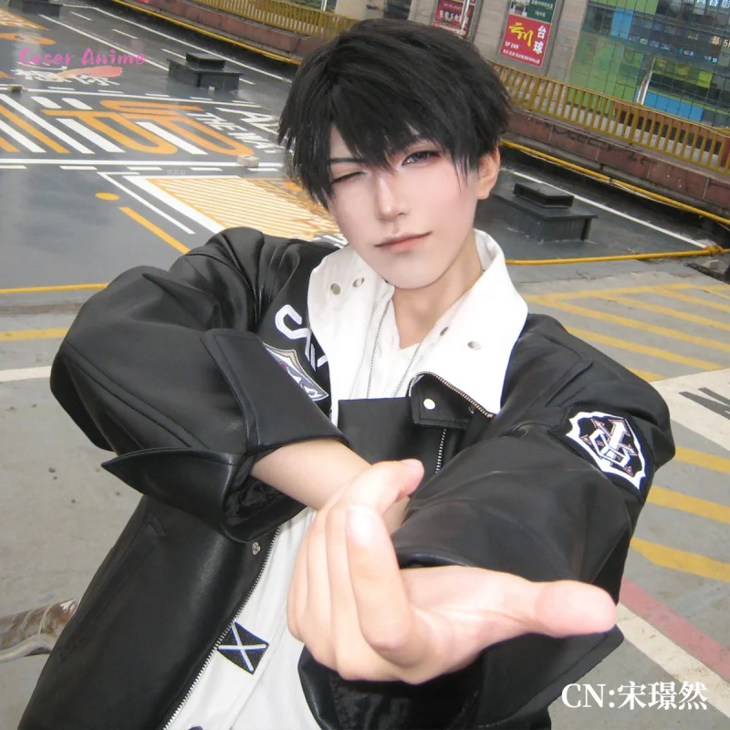

Love and Deepspace Caleb Cosplay Costume Coat Uniform Halloween Carnival Party Christmas Play Role Clothing
