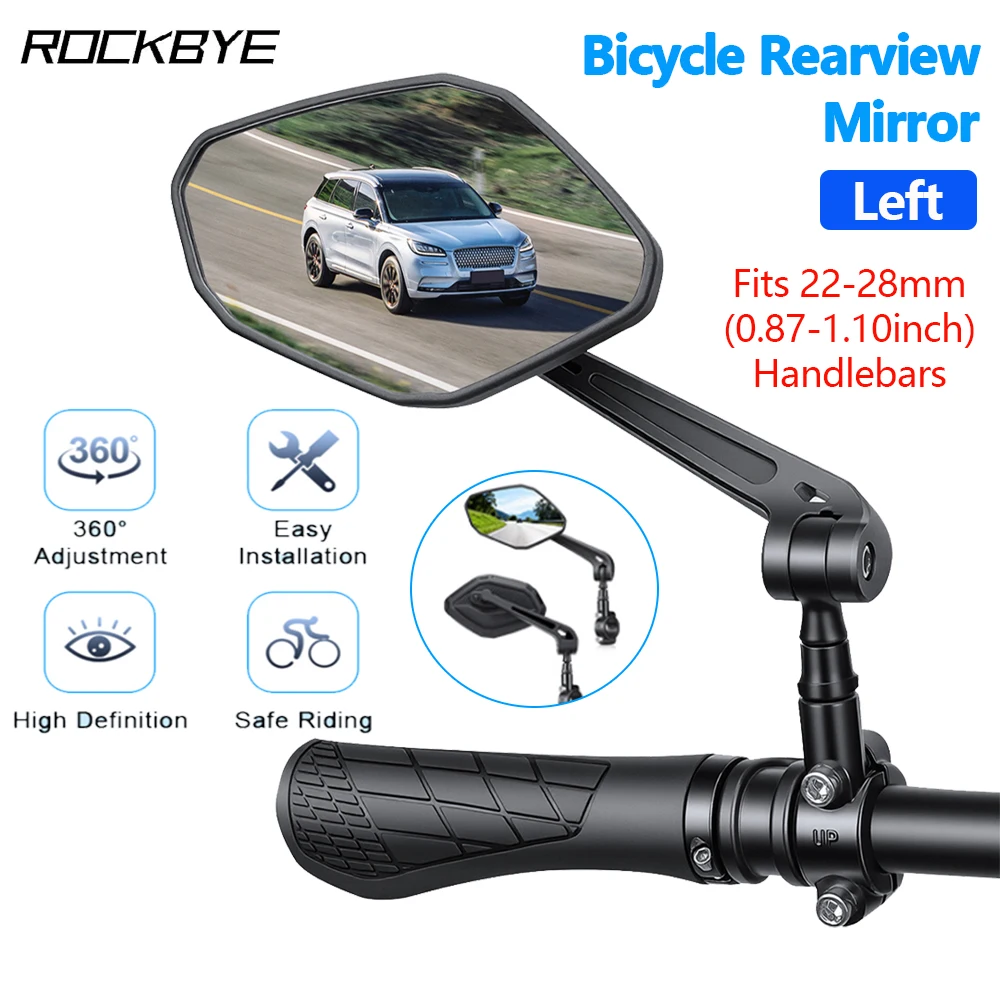 

Bicycle Mirror 360 Rotating Wide Range Adjustable for Electric bicycle Motorcycle Reflec Reflector Retrovisor Bike Accessories
