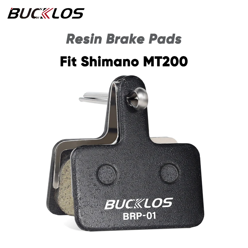 

BUCKLOS Brake Pads Fit B01S B03S B05S Bicycle Resin Disc Brake Pads for SHIMANO MT200 Durable MTB Road Bike Hydraulic Brake Pads