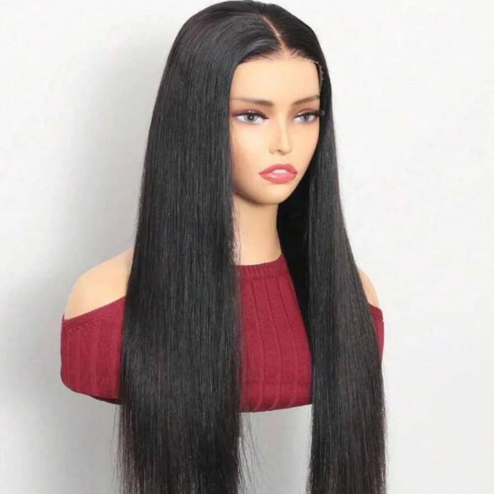 

200% Density Straight Human Hair Wigs Bob Wigs 13x6 HD Transparent Pre Plucked Lace Frontal Wig Human Hair Wigs
