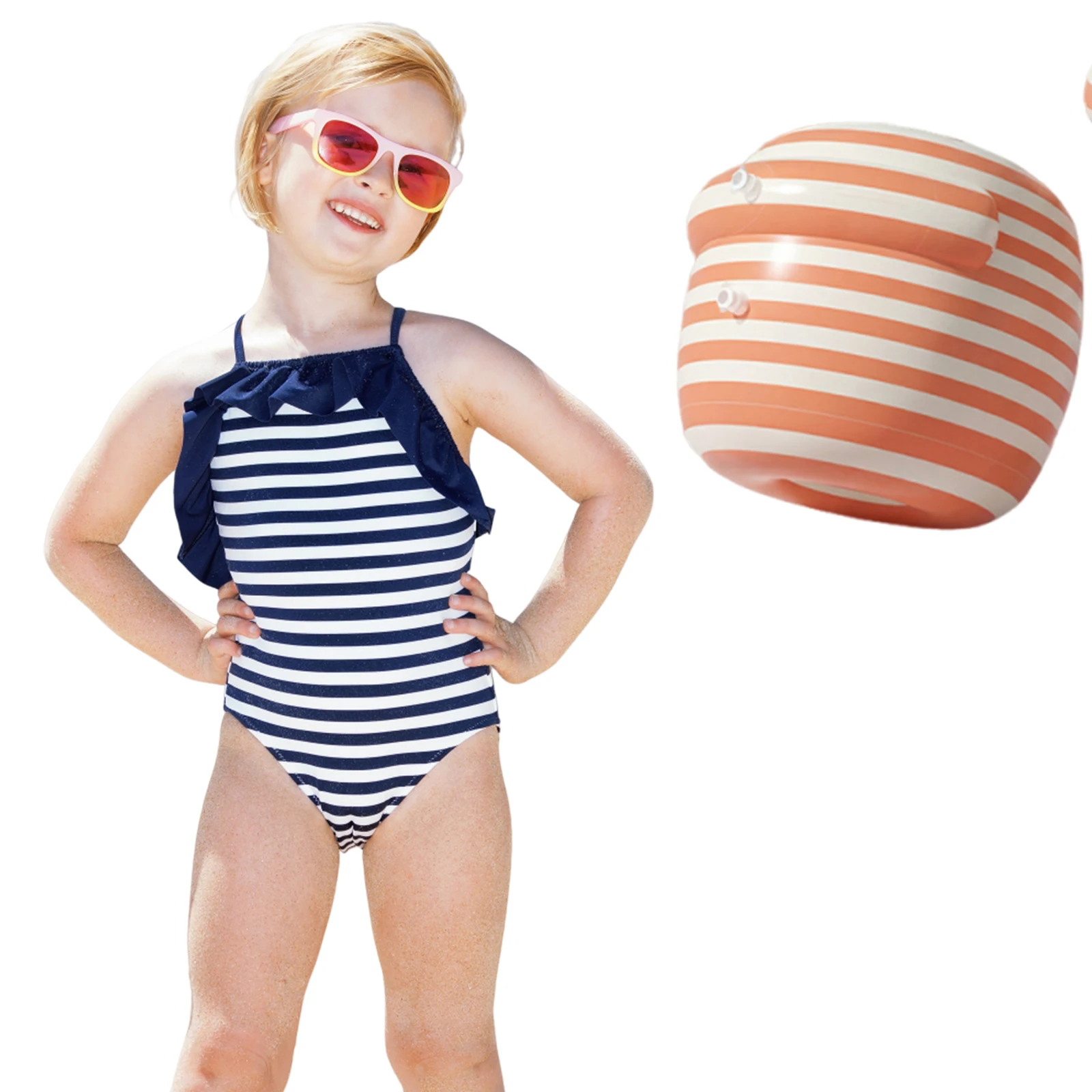 PVC Arm Floater for Kids and Adults Children Swim Rings Inflatable Swimming Arm Bands for Toddlers Children 3-5-6-12 Years