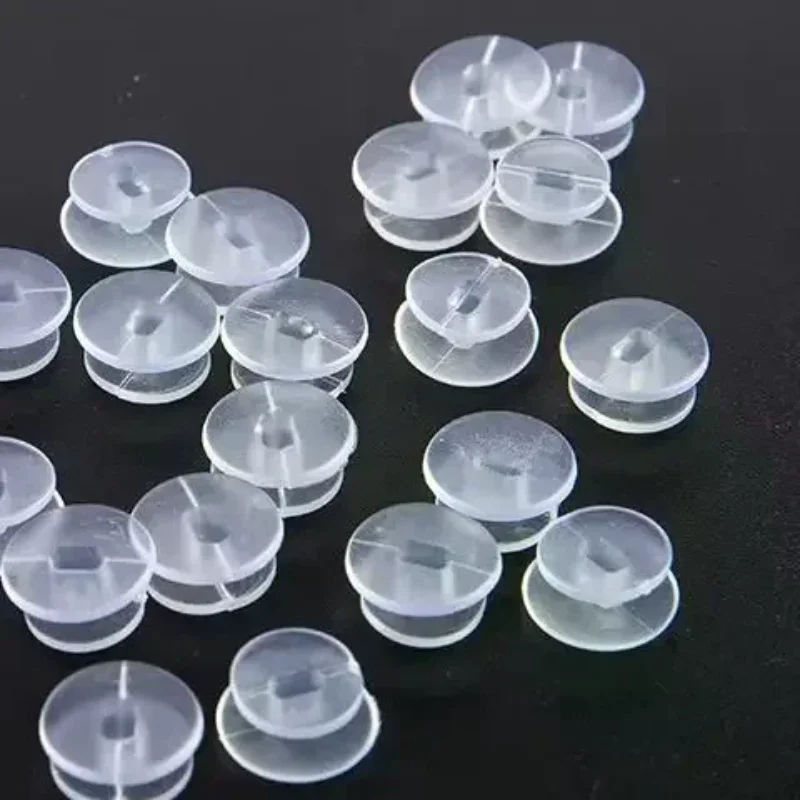 25Pcs Transparent black 12mm 13mm Buttons Accessories For DIY Sandal Shoe Charms Jewelry Decor