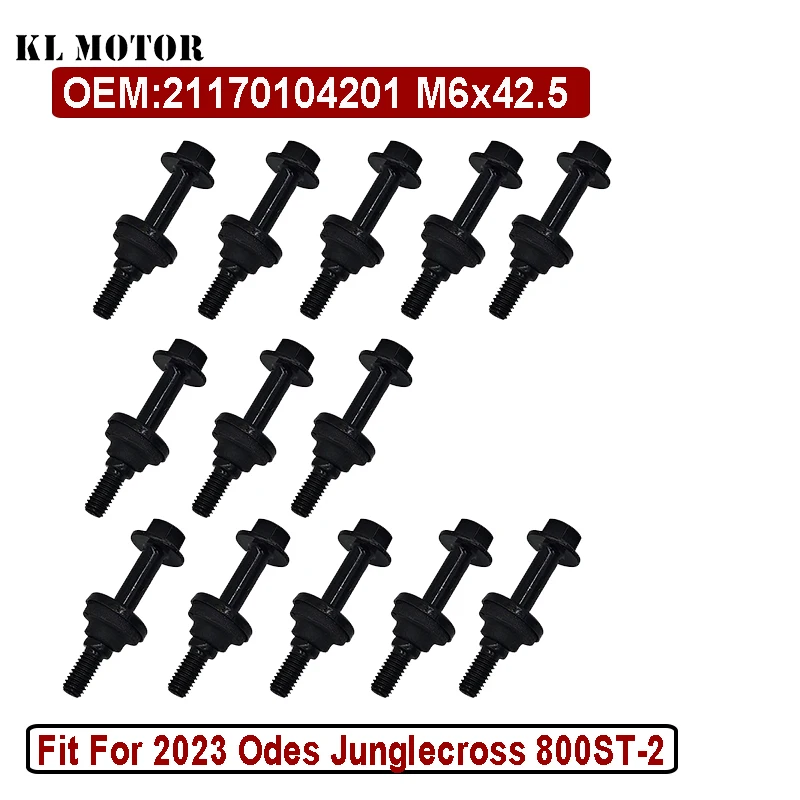 1Set 13pcs Cover Bolt Combination Fit For 2023 Odes Junglecross 800ST-2 OEM 21170104201