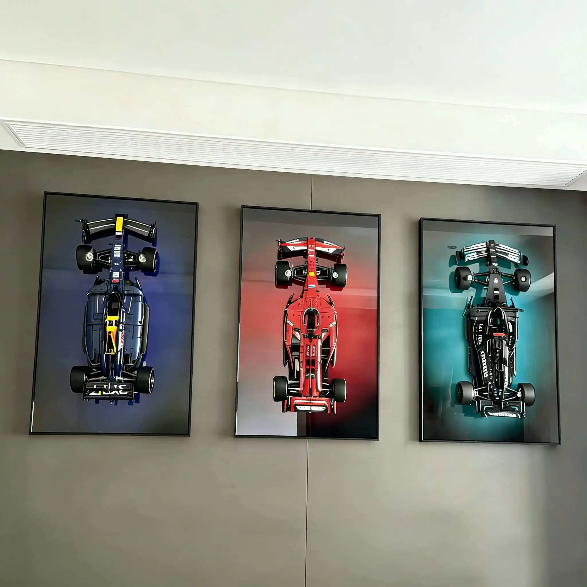 NEW Wall Mount Display for LEGO 42171 Mercedes-AMG F1 W14 E 42207 Ferrari SF-24 F1 42206 Red Bull Racing RB20 F1--Display Wall