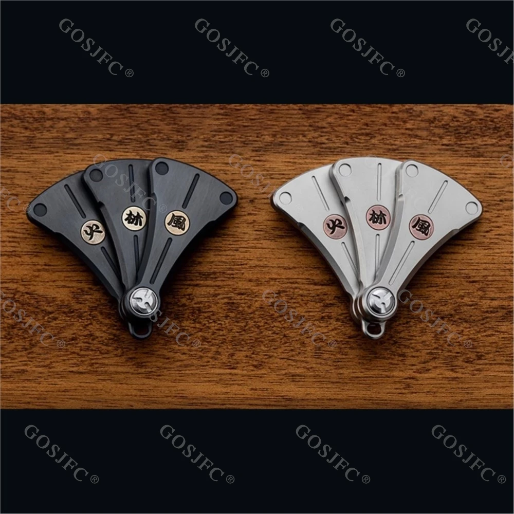 DJG EDC Cicada Cry Ventilador Mecânico Fidget Slider EDC Toy Metal Descompressão Fidget Toys para Adultos