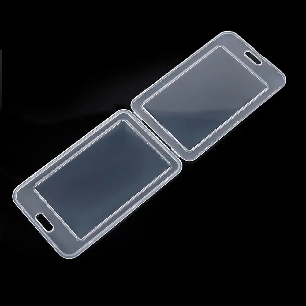 1-10 Stück wasserdichte, transparente, starre Plastikkartenhüllen, transparente ID-Kartenhüllen, Bus-, Bank-, Kredit- und Visitenkarten-Schutzhüllen – Detail 5