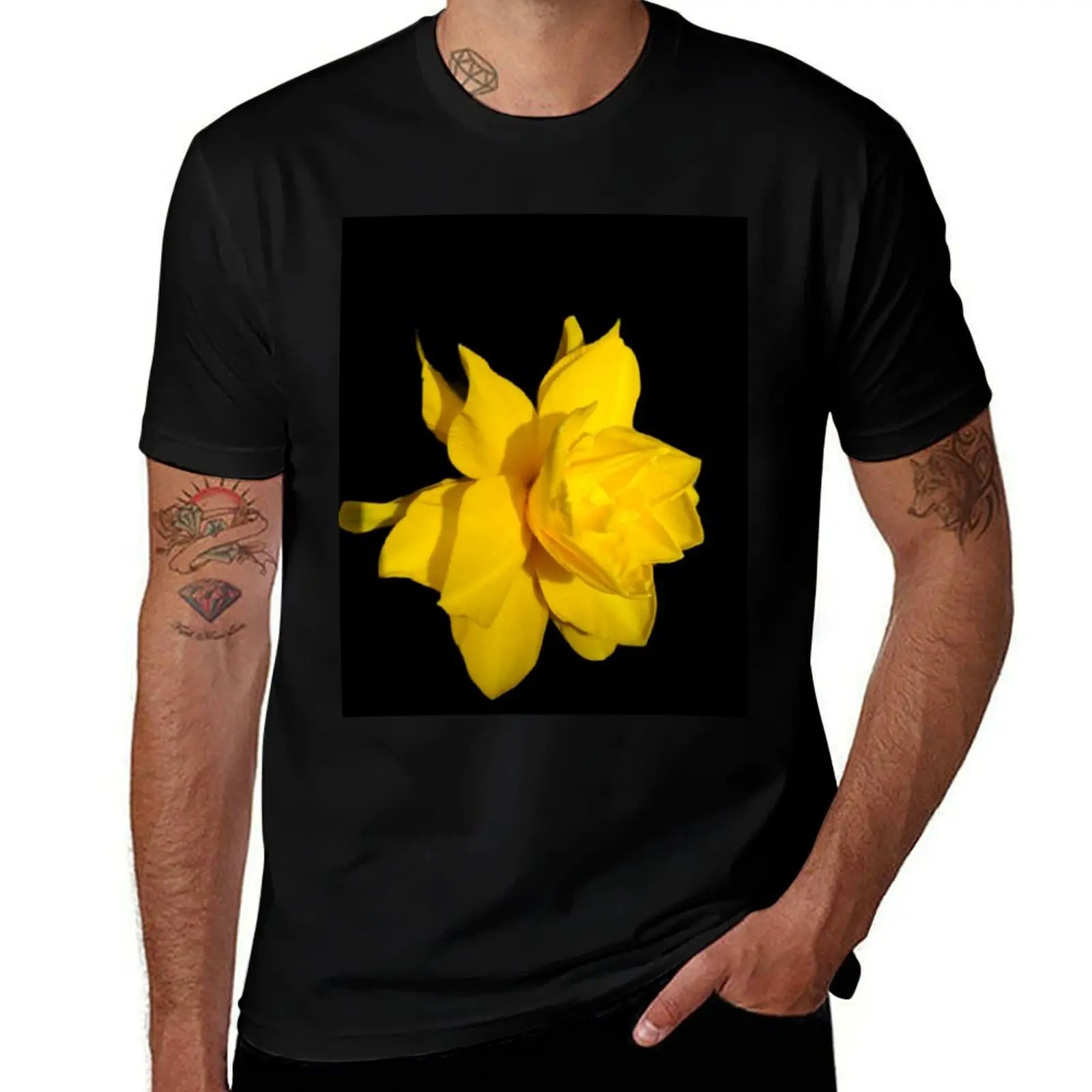 

Flower Narcissus T-Shirt t shirts with prints t shirts designer t shirt for man T-shirt