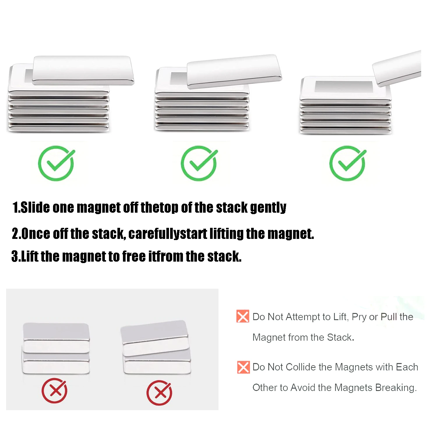 ﻿   แม่เหล็กสี่เหลี่ยมขนาดเล็ก 20 x 10 x 5 มม. จำนวน 5/10/25/30/40/50 ชิ้น สำหรับไวท์บอร์ด, งาน DIY, ตู้, ห้องสมุดเครื่องมือ, ตู้เก็บของ