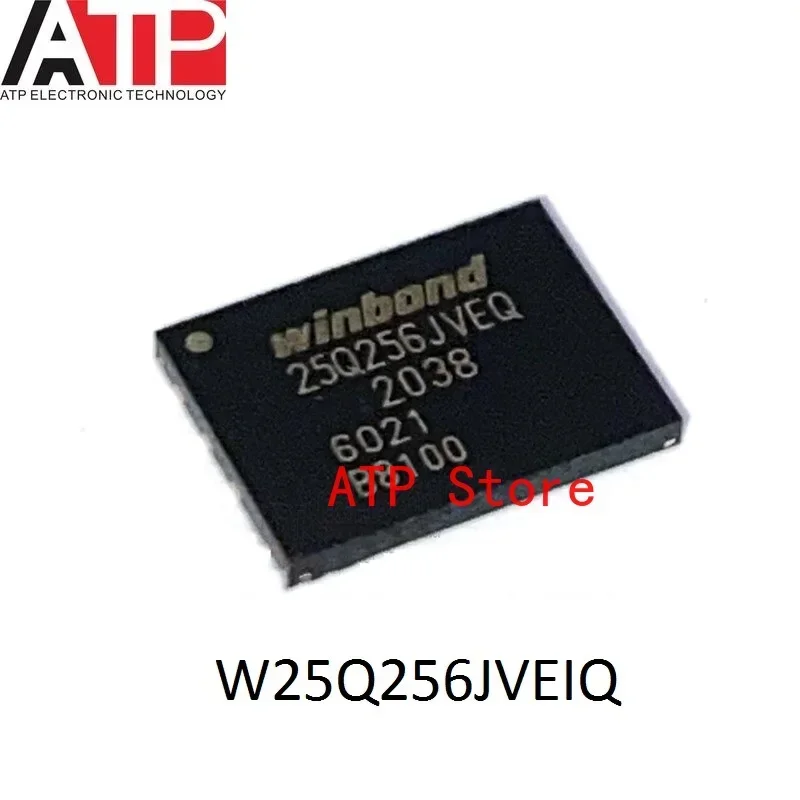 10PCS/LOT New Original 25Q256JVEQ W25Q256JVEQ W25Q256JVEIQ W25Q256 WSON8 Flash Memory IC CHIP