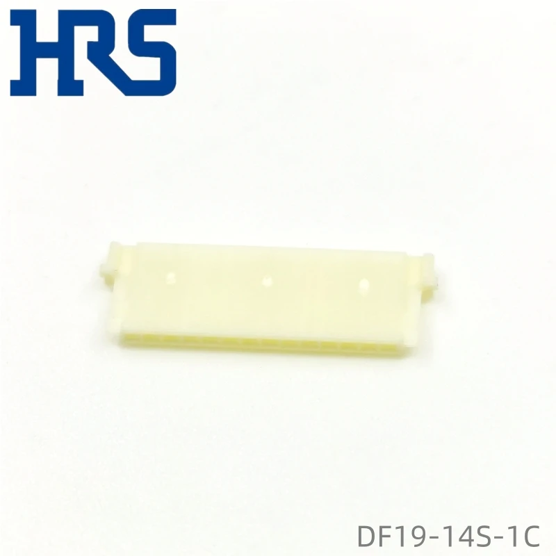 DF19-14S-1C HRS الملعب 1 مم 14P صف واحد من موصلات الأسلاك إلى الأسلاك البيج