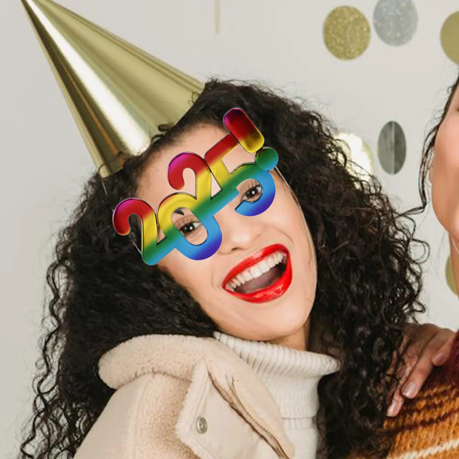 

2025 Graduation Glasses Class of 2025 Decorations Novelty Eyeglasses for Party Photo Booths New Year Countdown Events Happy New