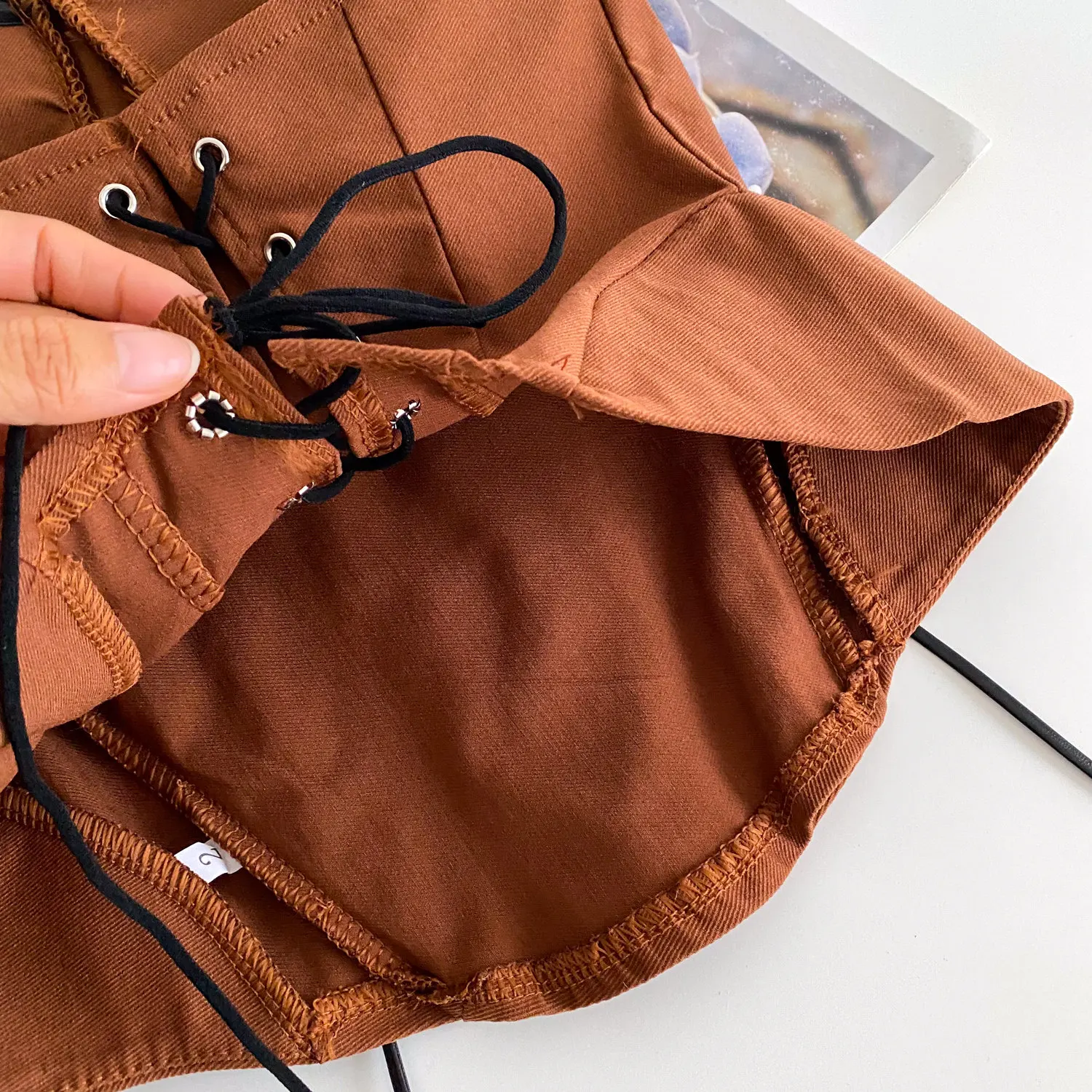 Frauen Chic solide schlank Off Schulter Brust wickeln Tank Top Mode Ärmellose Tops herbst Frauen Top