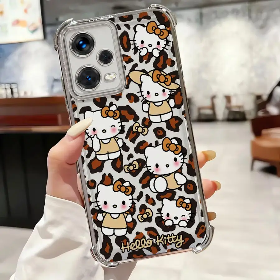 Case for Xiaomi Redmi 13C A3x 14C K80 Pro F7 Ultra Soft Cover Cartoon Kitty