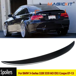 Rear Trunk Spoiler Lip For BMW 3-Series 328i 335i M3 E92 Coupe 07-13 Gloss Black
