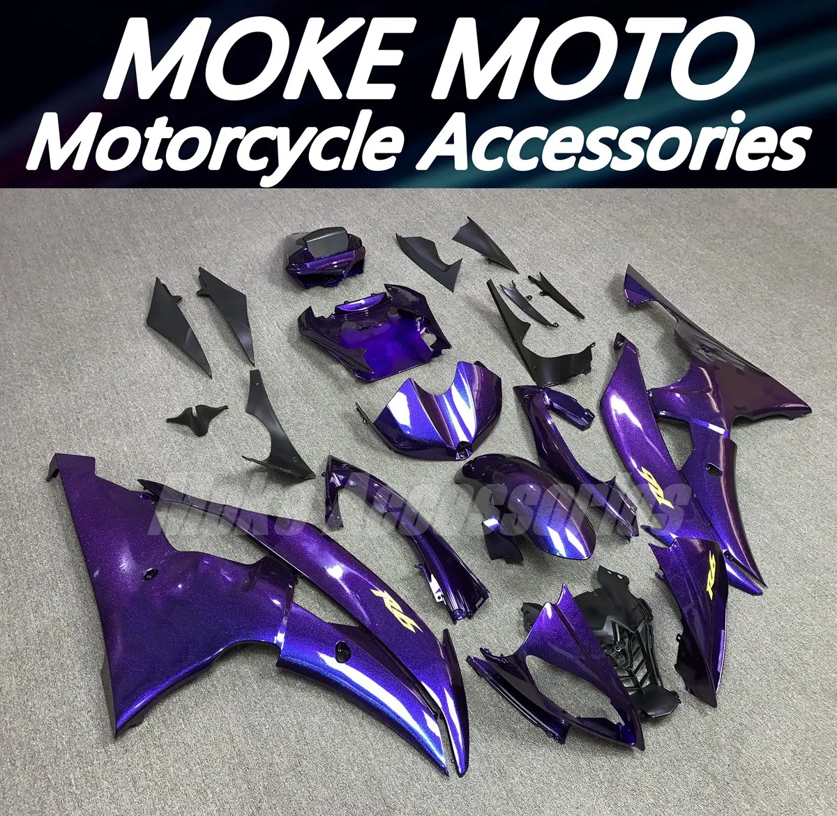 Motorcycle Fairings Kit Fit For Yzf R6 2008 2009 2010 2011 2012 2015 2016 Bodywork Set High Quality Galaxy Shine Bright Purple