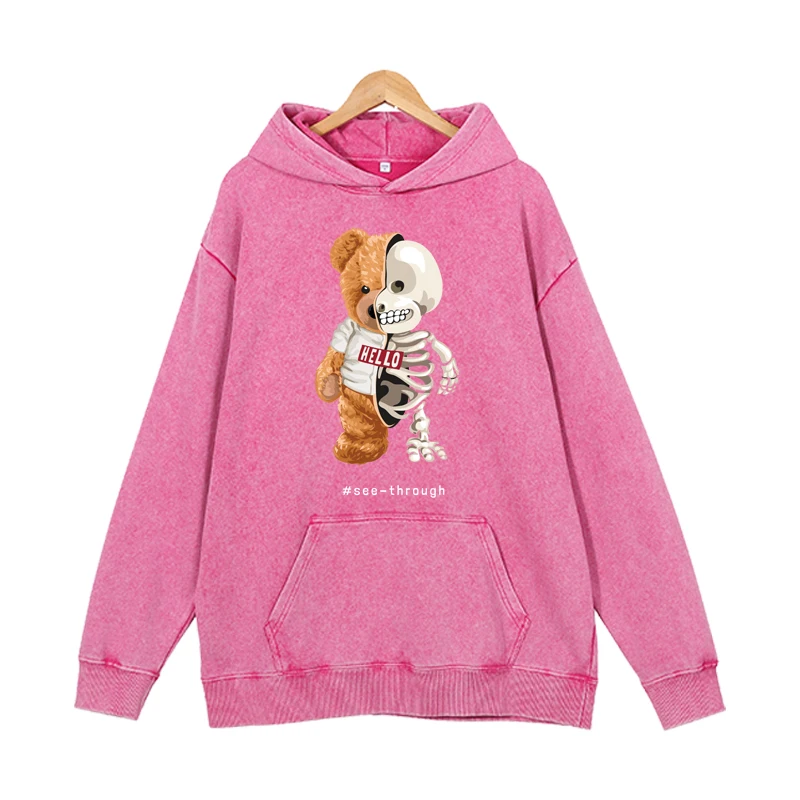 

Hoodies Men Fashion Long Sleeve Sweatshirts Women Casual Harajuku Streetwear Hooded Pullover Sudaderas