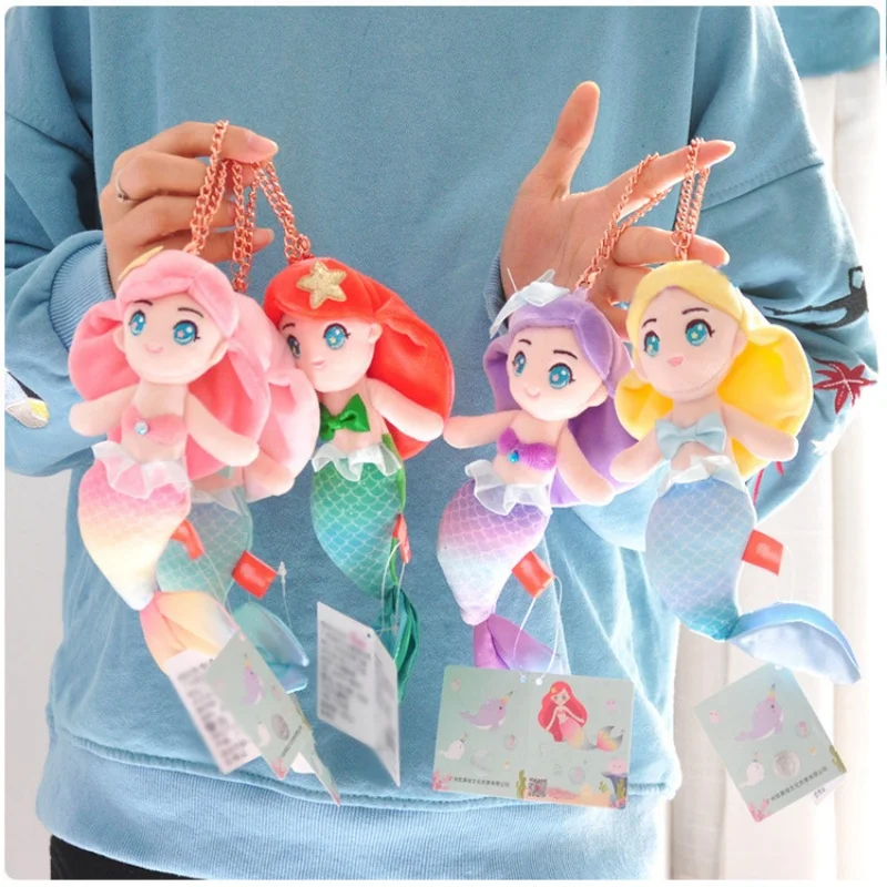 17cm Loverly Mermaid Plush Toys Stuffed Animals Soothing Toys Small Pendat Backpack Hangings DIY Gifts For Party