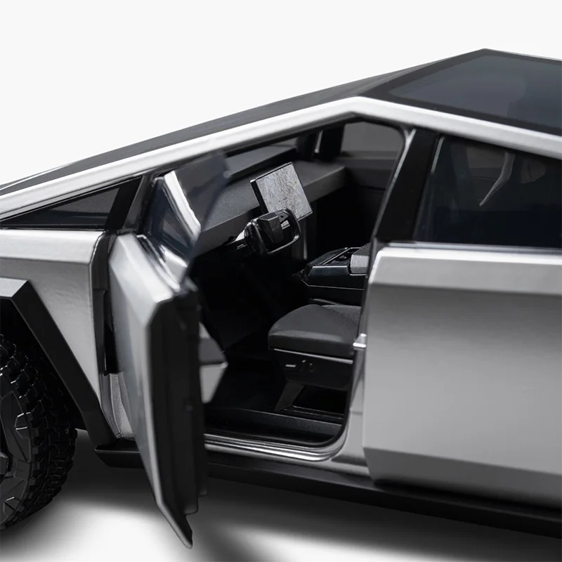 Original Fabrik 1:18 Cybertruck Pickup Simulation Limited Edition All Open Alloy Metal Statisches Automodell Spielzeug Geschenk