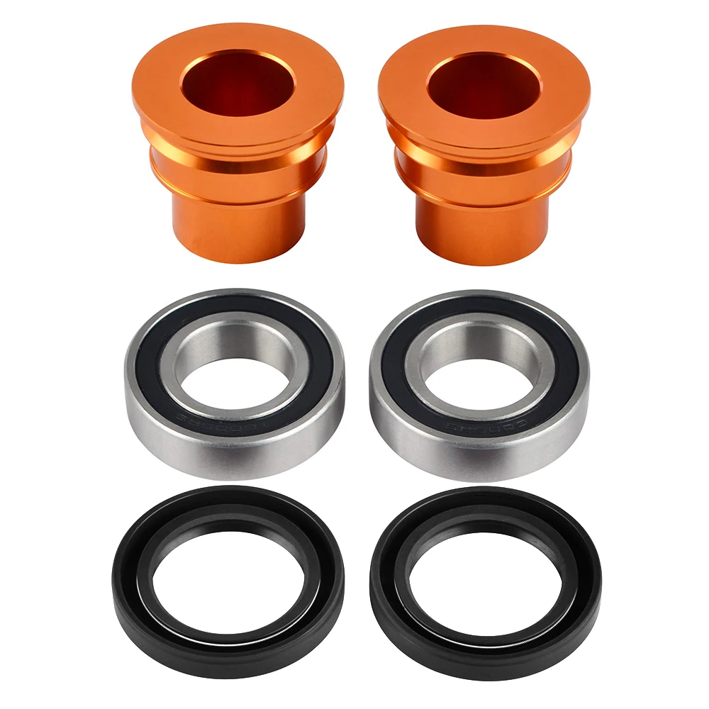 For KTM EXC 300 03-18 Rear Wheel Spacers Bearings Seals 250 350 450 125-500 EXC EXC-F EXC-W XC-W 2003-2018 SX SX-F XC-F 03-12