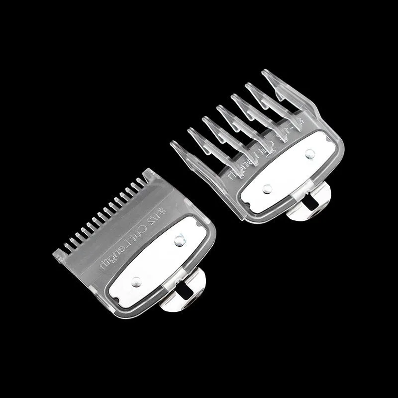 2Pcs Professional Limit Comb Set Hair Cutting Clipper Guards Guide Combs Trimmer Styling Tools Attachment Compatible 1.5mm 4.5mm
