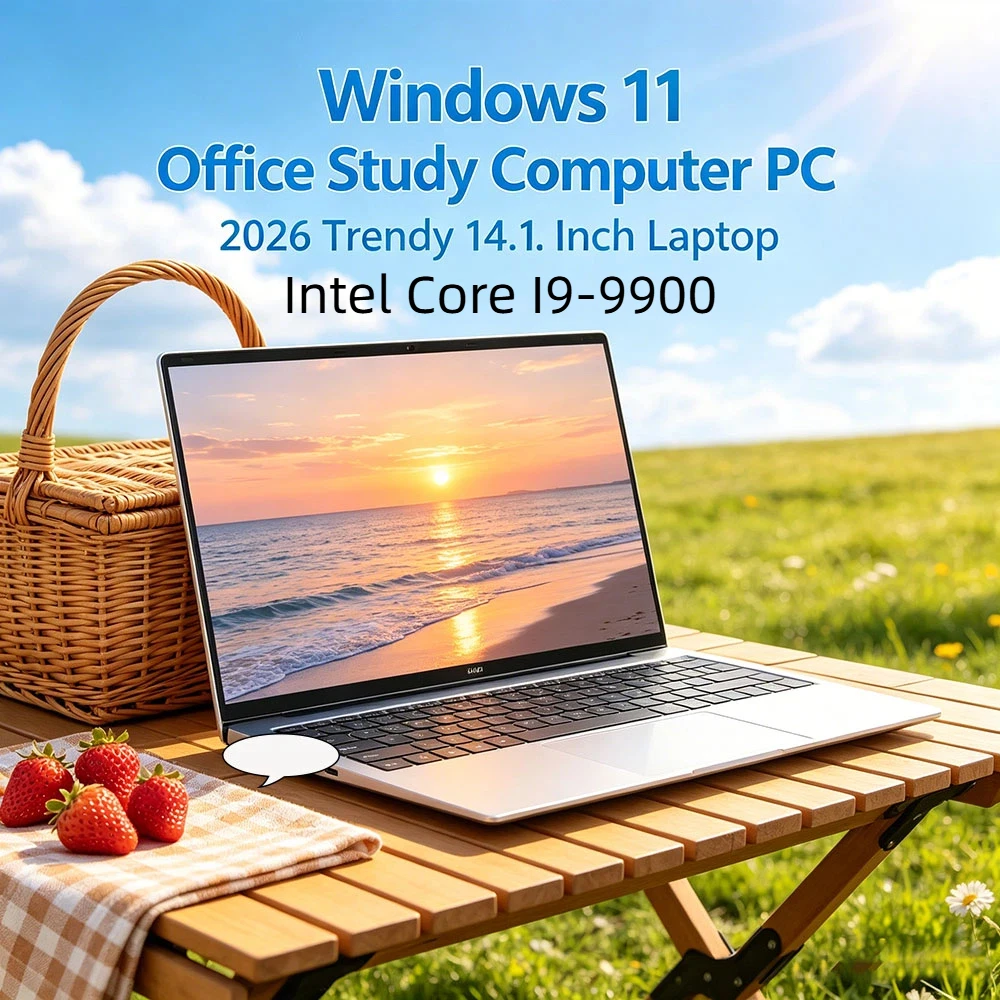 

Economical Ultra Slim 14.1 Inch HD Laptop Intel Core I9-9900 32GB 2TB Windows 11 Pro Home Gaming Notebook