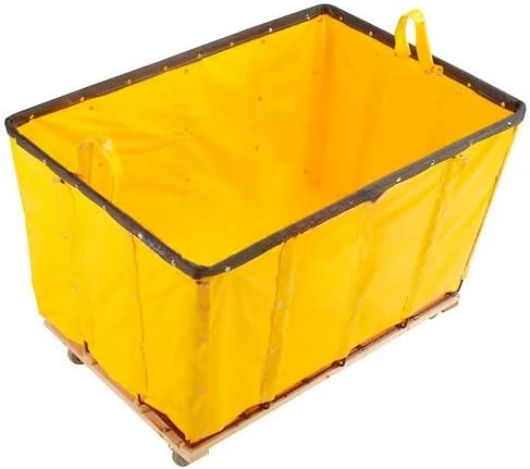 24 Bushel Yellow Vinyl Basket Bulk Truck, 53-1/4