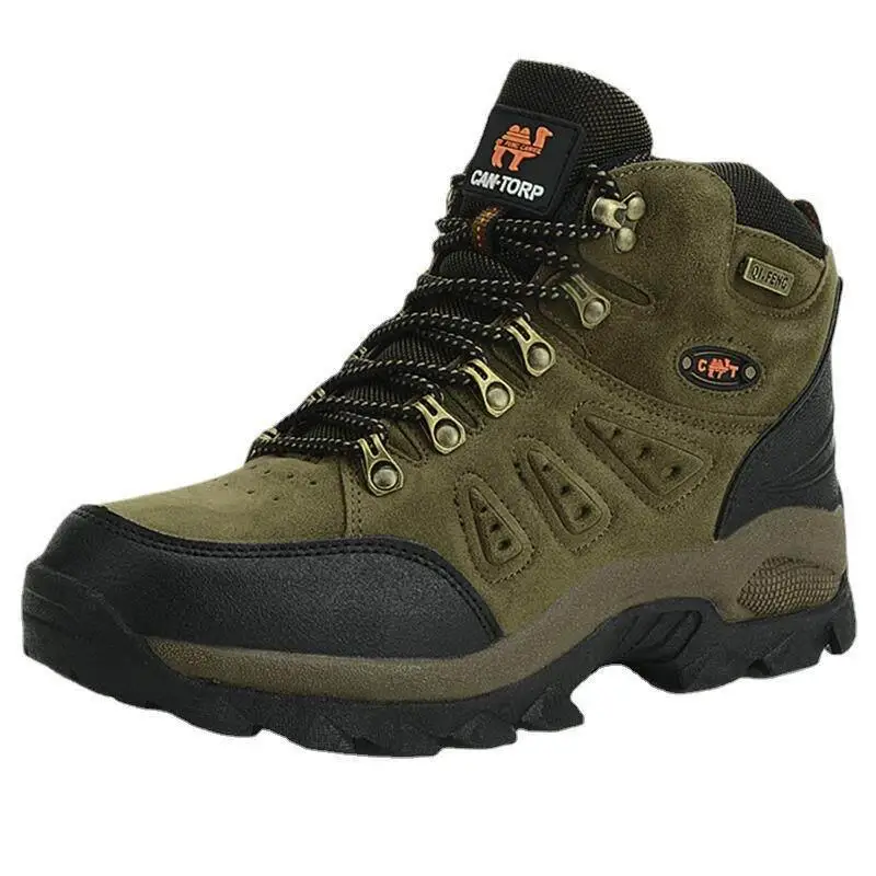 Outdoor Climbing Shoes Unisex Mid-Cut Hiking Boots Spring Autumn Large Size Casual Couples Sports Footwear Mountain Naier