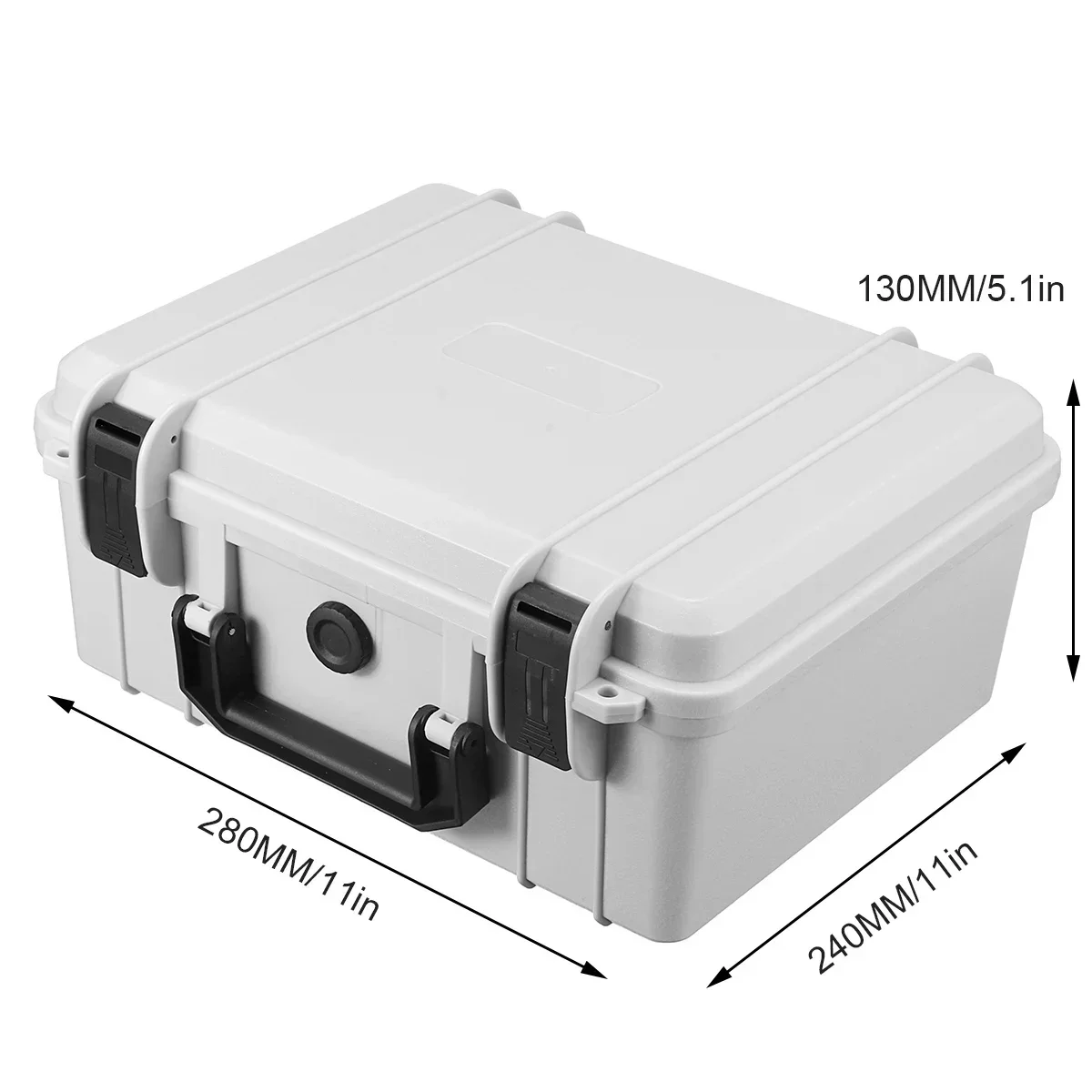 280x240x130mm Portable toolbox Safety Protector Box Organizer Hardware Storage Tool Case Impact Resistant Instrument Case