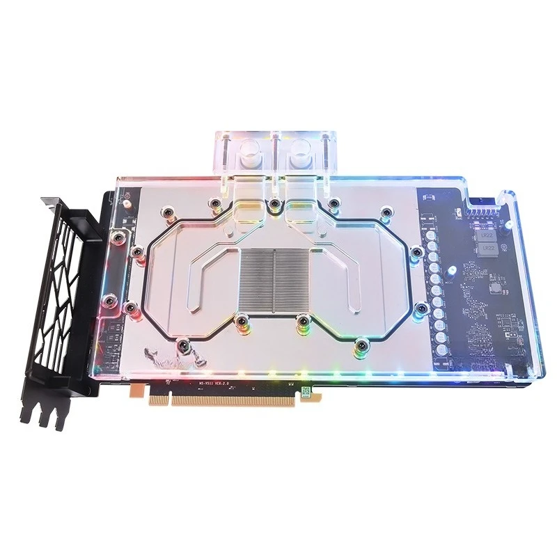 Split graphics card water cooling head Pacific V-RTX 4080 for  GAMING TRIO & SUPRIM