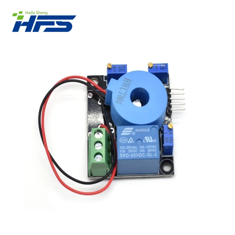 DC 5V Current Detector Sensor Module AC / Short Circuit Detection Max AC 50A Digital Output