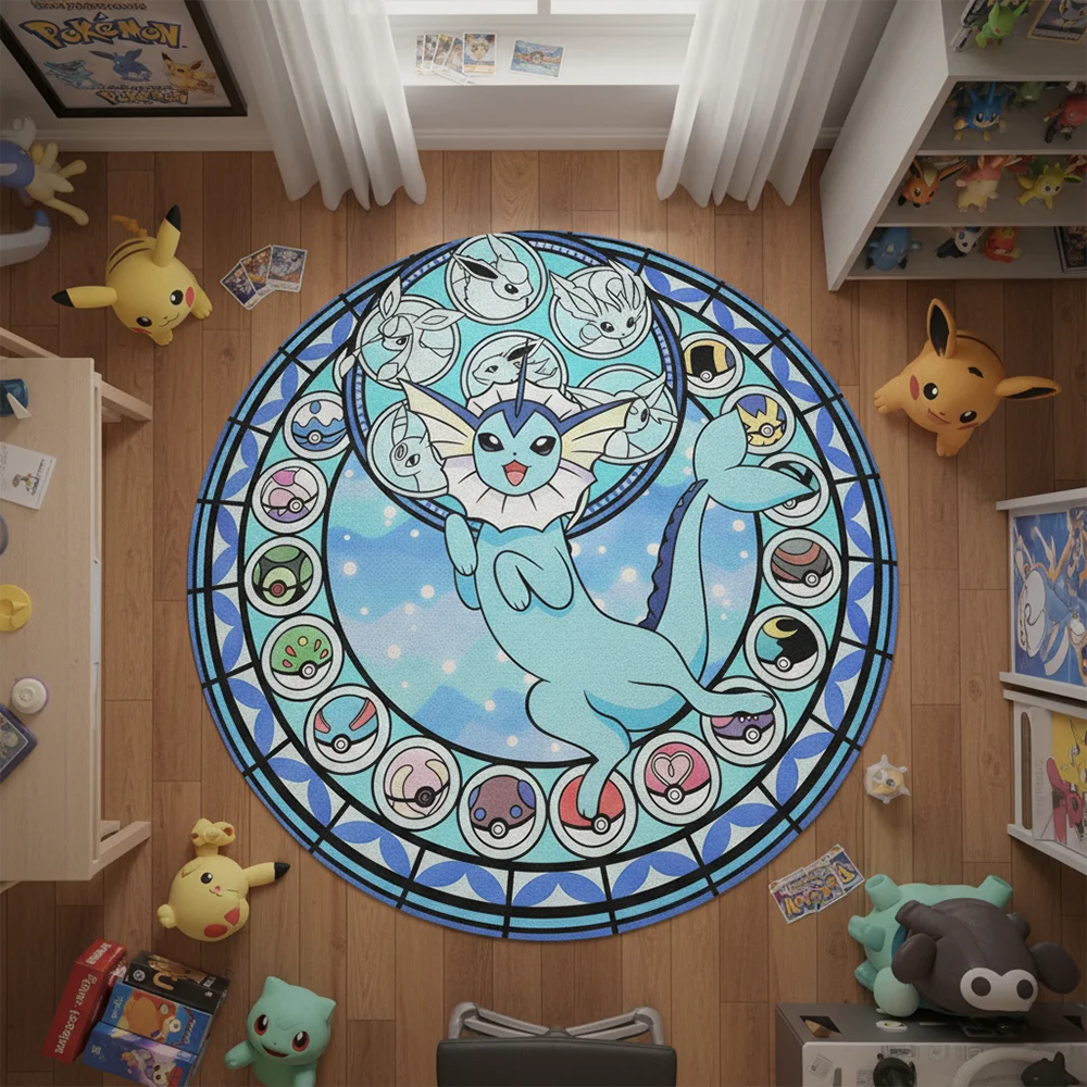 Pokemon Tarzı Anime Halı Vapor - Gaming Accessories For Kids Room incelemesi ve fiyatı
