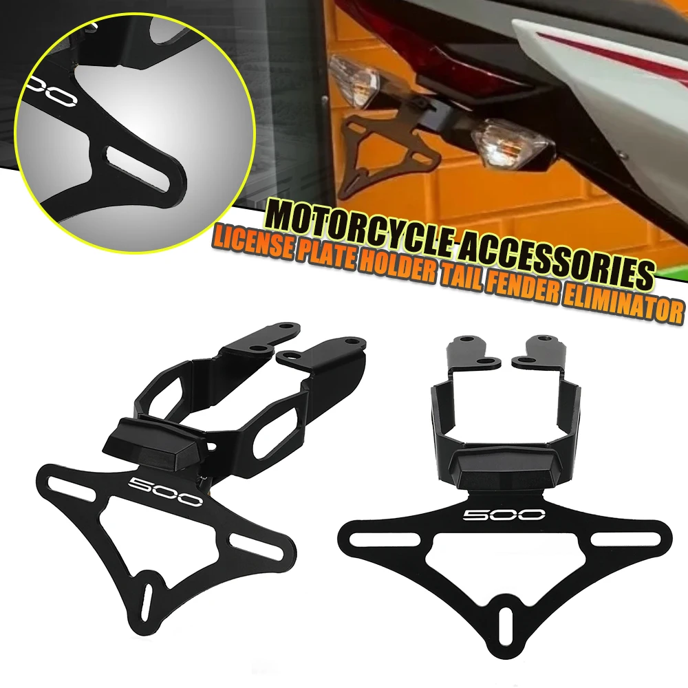 

Motorcycle Accessories For Kawasaki Ninja 500 Z 500 Ninja500 SE Z500 2024 2025 2026 License Plate Holder Tail Fender Eliminator