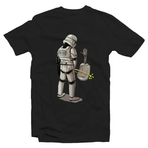 Stormtrooper Peeing Tshirt Unisex & Kids Star Space Sci Fi Funny Humour