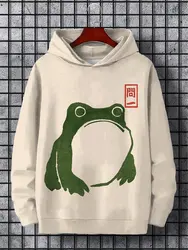 Autumn And winter Animal Art Men's Hoodie Japanese Style Harajuku Fashion Casual Sports Hoodie Pattern Autumn And Winter